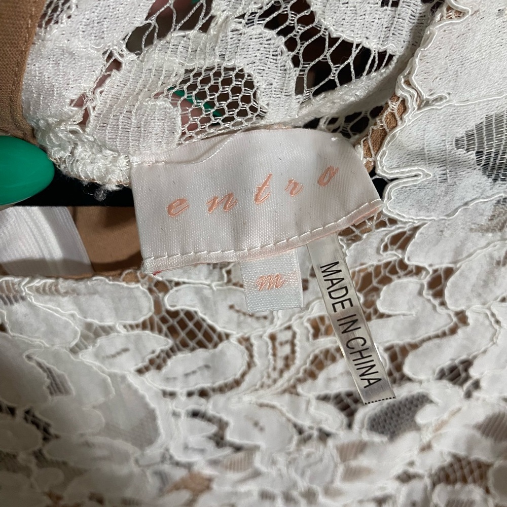 entro Blush Lace Mini Dress - Picture 5 of 5